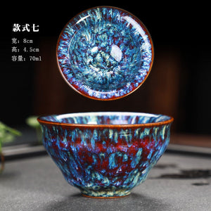 Great Yuteki Tenmoku Tea Cup Recreate Ancient Song Dynasty's Technology Ceramic Tea Bowl/JIANZHAN acacuss