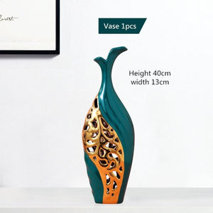 ACACUSS MID Century Modern Decor sculpture VASE Nordic Minimalist Decorative Ornaments Flower Arrangement - Table centerpiece housewarming - ACACUSS
