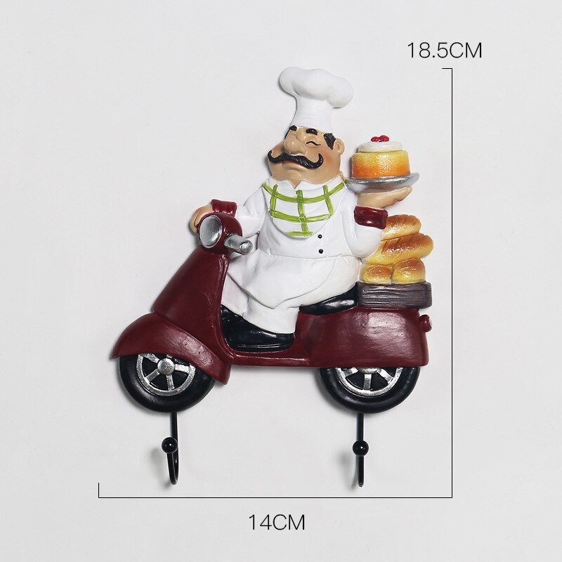 Statuen Home Wohnzimmer Dekoration Kawaii Zimmer Harz Hook Up Skulpturen Figuren für Innen Chef Ornamente Home Decor Craft