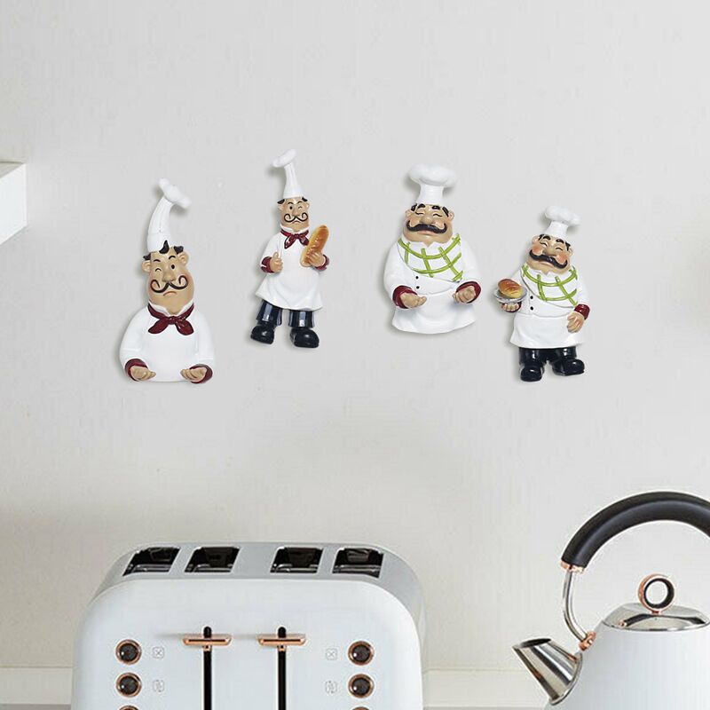 Statuen Home Wohnzimmer Dekoration Kawaii Zimmer Harz Hook Up Skulpturen Figuren für Innen Chef Ornamente Home Decor Craft