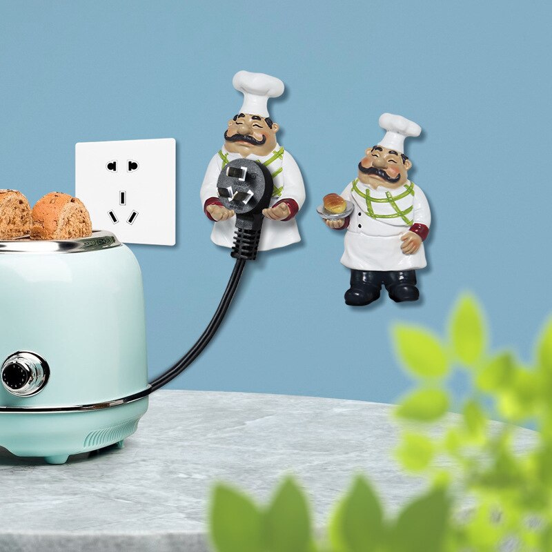Statuen Home Wohnzimmer Dekoration Kawaii Zimmer Harz Hook Up Skulpturen Figuren für Innen Chef Ornamente Home Decor Craft