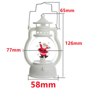 HZZKZZ Christmas Ornaments LED Lantern Light Santa Claus Merry Christmas Decorations for Home 2023 Xmas Navidad Noel Gift acacuss