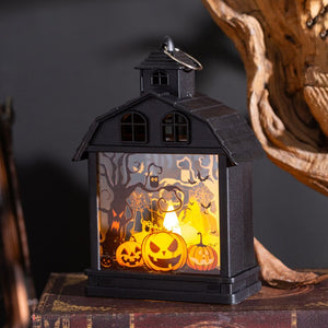 Halloween Candle LED Lamp Terror Pumpkin Witch Skull Lantern For Halloween Home Party Decoration Prop acacuss