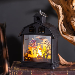 Halloween Candle LED Lamp Terror Pumpkin Witch Skull Lantern For Halloween Home Party Decoration Prop acacuss