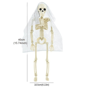 Halloween Decoration Horror Skeleton Fake Human Bats rat spider Animal Skeleton Halloween Haunted Home Horror Prop Ornament Toys acacuss