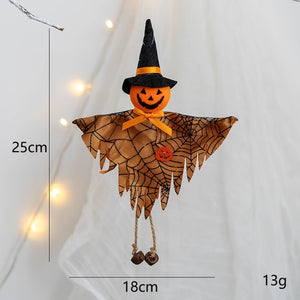 Halloween Decoration Pumpkin Ghost Witch Black Cat Pendant Bar Haunted House Hanging Oranment Happy Halloween Day Ghost Festival acacuss