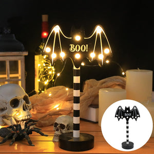 Halloween Decorative Lights Pumpkin Skulls Led Lighted Christmas Decoration Santa Stop Here Sign Lights Board Holiday Party Yard acacuss