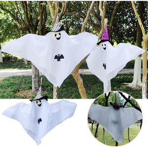 Halloween Fabric Ghost - Halloween Hanging Spooky Ghost Props For Indoor And Outdoor Decorations decoración hogar 2023 acacuss