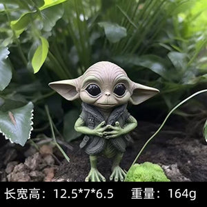 Halloween Garden Ornaments Alien Statues Garden Fairy Garden Decorations Home Accessories Resin Crafts home accessories acacuss