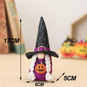 Halloween Gnome Plush Halloween Decoration for Home Handmade Faceless Dolls Gnome Ornaments Cute Elf Scandinavian Tomte Gnomes acacuss