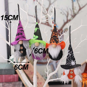 Halloween Gnome Plush Halloween Decoration for Home Handmade Faceless Dolls Gnome Ornaments Cute Elf Scandinavian Tomte Gnomes acacuss