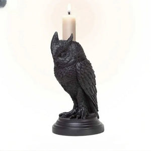 Halloween Gothic Candlestick Ornament Resin Home Decoration Gift acacuss