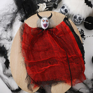2023 Halloween Horror Mask Ghost Pendants Fright Demon Devil Doll Pendants Ghost Festival Happy Halloween Party Decor For Home acacuss