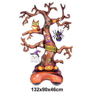 Halloween Inflatable Ghost Tree Balloons Pumpkins Mummy Miko for Outdoor Indoor Yard Halloween Party Kids Inflatable Toy Decor acacuss