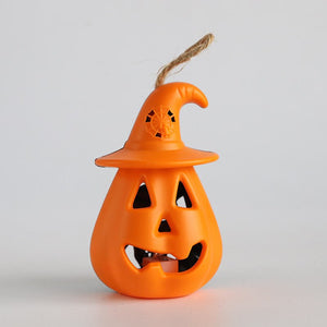 Halloween LED Hanging Pumpkin Lantern Lights Ghost Lights Skeleton Candle Lantern Lights Halloween Party Horror Props Home Decor acacuss