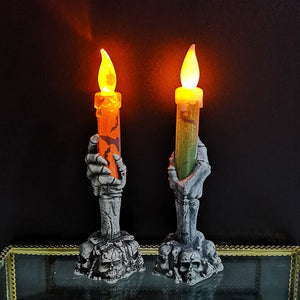 2023 Halloween Lights Skull Ghosts Party Demon Hand Candle Lights Led Pumpkin Party Happy Halloween Party Decor For Home acacuss
