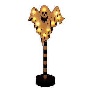 Halloween Party Decors Wood Sign Pumpkin Ghost Bat Night Lamp Halloween Ghost Festival Party Decorations for Home 2023 Christmas acacuss