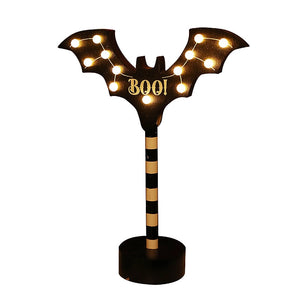 Halloween Party Decors Wood Sign Pumpkin Ghost Bat Night Lamp Halloween Ghost Festival Party Decorations for Home 2023 Christmas acacuss