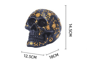 Halloween Pattern Skull Decoration Party Decoration Props Haunted House Holiday Decoration Resin Crafts acacuss