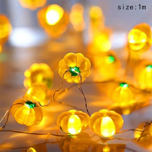 Halloween Pumpkin Bat Spider Light String Glowing Horror Led Decorative Lamp Trick Or Treat Happy 2023 Halloween Day Decor acacuss
