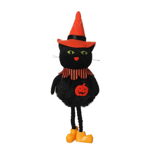 Halloween Pumpkin Ghost Witch Black Cat Pendant Scary Witch Hanging Oranments Happy Halloween Party Decoration for Home 2023 acacuss