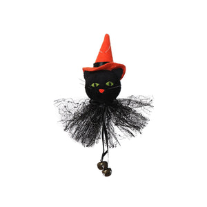 Halloween Pumpkin Ghost Witch Black Cat Pendant Scary Witch Hanging Oranments Happy Halloween Party Decoration for Home 2023 acacuss