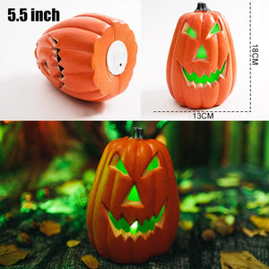 Halloween Pumpkin Led Light Lamp Creative Lantern Decoration Flashing Light Gypsophila Ghost Festival Dress Up Glowing acacuss