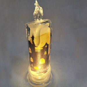 Halloween Tears LED Candle Lamp Ghost Festival Party DIY Pumpkin Bat Witch Happy Halloween Day Decor For Ghost House 20223 acacuss