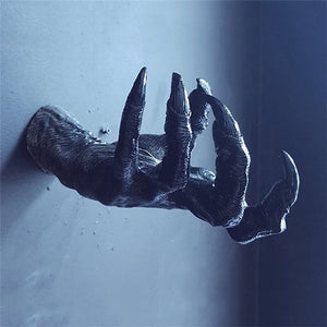 Halloween The Witchs Hand Wall Hanging Features Collection Universal Hook Home Decoration for Necklace Pendant Jewelry Ornament acacuss