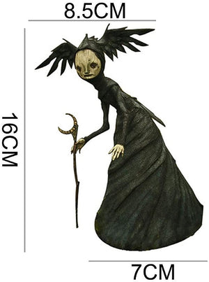 Halloween Witch Figurine Statue Resin Creepy Witch Sculptures Garden Decoration for Home Patio Yard Lawn Porch Garden Decoration acacuss