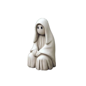 Halloween garden sculpture Black Ghost Outdoor statue garden decoration resin crafts fairy garden acacuss