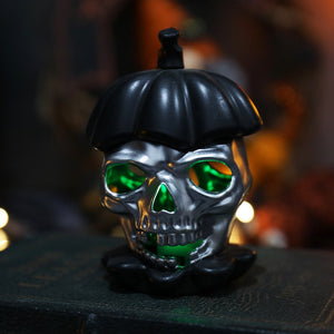 Halloween skulls electronic candles Halloween party decorations horror props outdoor garden bar haunted house decorations glow acacuss