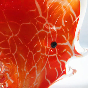 Handmade Colored Glass Fish Animal Ornament Glass Figurine Mediterranean Art Favor Crafts Red Glass Figurines Home Decoration acacuss