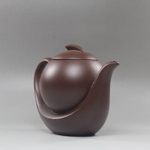 Handmade Yixing teapot Elegant Xishi Purple Clay Pot Raw Ore Green Clay All Handmade - ACACUSS