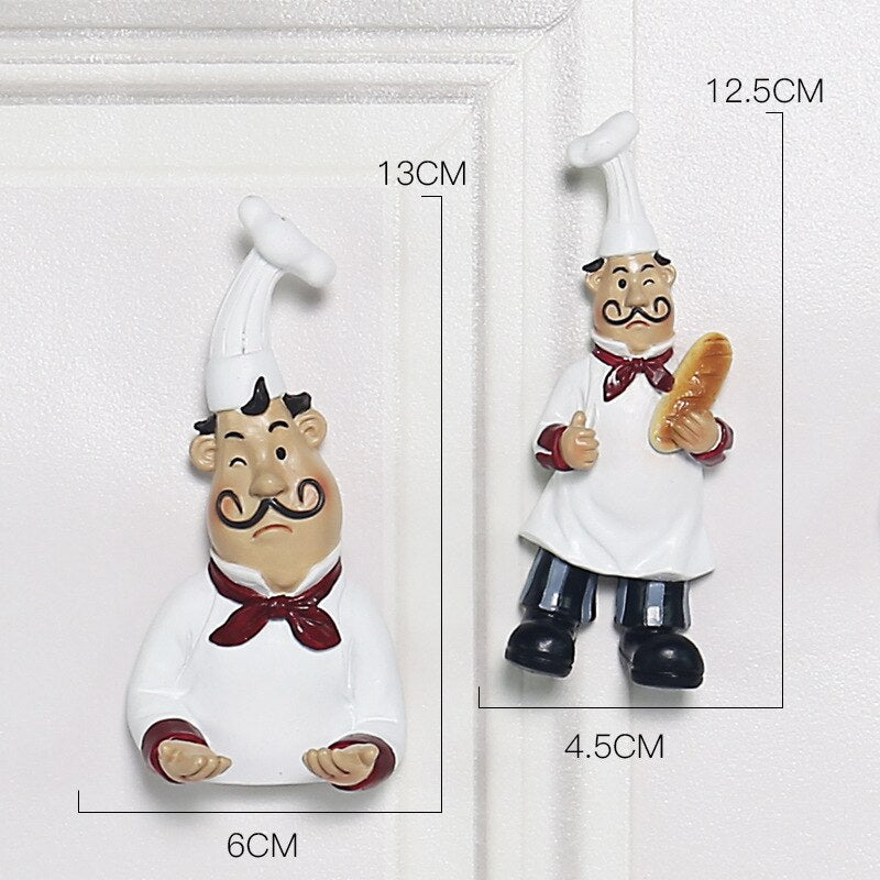 Statuen Home Wohnzimmer Dekoration Kawaii Zimmer Harz Hook Up Skulpturen Figuren für Innen Chef Ornamente Home Decor Craft