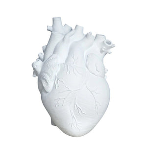 Heart Vase Dry Pot Art Vase Human Statue Vase Container Simulated Anatomy Heart Vase Decorative Gift Vase Valentine's Day Gift acacuss