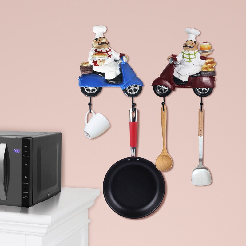 Statuen Home Wohnzimmer Dekoration Kawaii Zimmer Harz Hook Up Skulpturen Figuren für Innen Chef Ornamente Home Decor Craft