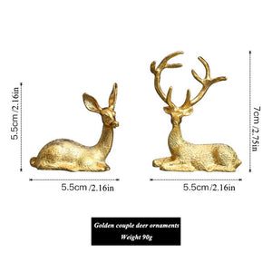 Home Decor Decorative Statues Sculpture House Home Decoration Living Room Nordic modern graffiti painted water transfer deer acacuss