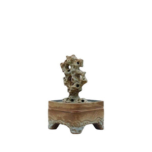Home Decor Incense Furnace Ceramic Taihu Stone Antique Household Indoor Dish Sandalwood Incense Furnace Zen Furnace acacuss