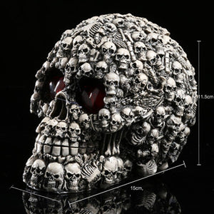 Home Decor Resin Craft Plum Blossoms Sculptures Garden Statues Creative Art Carving Statue Medical Model Human Resin Skull acacuss
