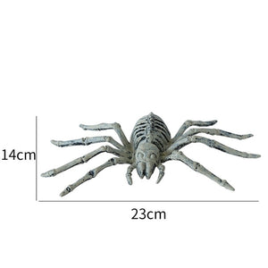 Horror Spider Scorpion Crow Mouse Skeleton Bones Happy Halloween Party Decoration Props Creepy Animal Frightening Ornaments acacuss