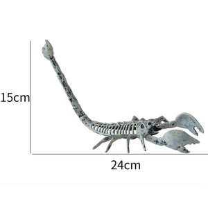 Horror Spider Scorpion Crow Mouse Skeleton Bones Happy Halloween Party Decoration Props Creepy Animal Frightening Ornaments acacuss