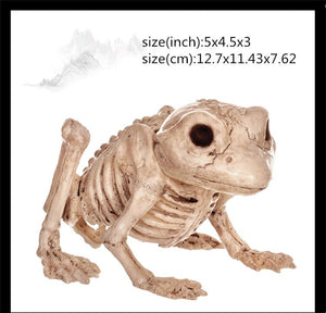 Hot Skeleton animal 100% Plastic Animal Skeleton Bones Horror Halloween Christmas Prop animal Crow Skeleton Decoration New Year acacuss