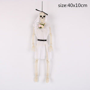 Hot Skeleton animal 100% Plastic Animal Skeleton Bones Horror Halloween Christmas Prop animal Crow Skeleton Decoration New Year acacuss