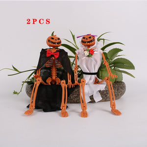 Hot Skeleton animal 100% Plastic Animal Skeleton Bones Horror Halloween Christmas Prop animal Crow Skeleton Decoration New Year acacuss