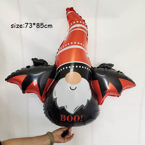 Huge Standing Halloween Pumpkin Ghost Balloons Witch Bat Spider Foil Ballon Inflatable Kids Toys Globos Halloween Party Supplies acacuss