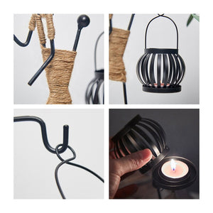 Iron Candle Holders Home Decor Creative Candle Holder Party Decoration Accessories Romantic Candlestick Table Ornament Unique acacuss