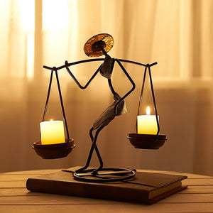 Iron Candle Holders Home Decor Creative Candle Holder Party Decoration Accessories Romantic Candlestick Table Ornament Unique acacuss
