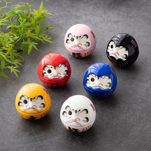 Japanese Ceramic Daruma Crafts Cartoon Lucky Cat Fortune Ornament Landscape Home Decor Accessories Gifts Living Room Decoration acacuss