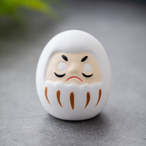 Japanese Ceramic Daruma Doll Crafts Lucky Charm Fortune Ornament Landscape Home Decor Miniature Accessories Gifts Desk acacuss